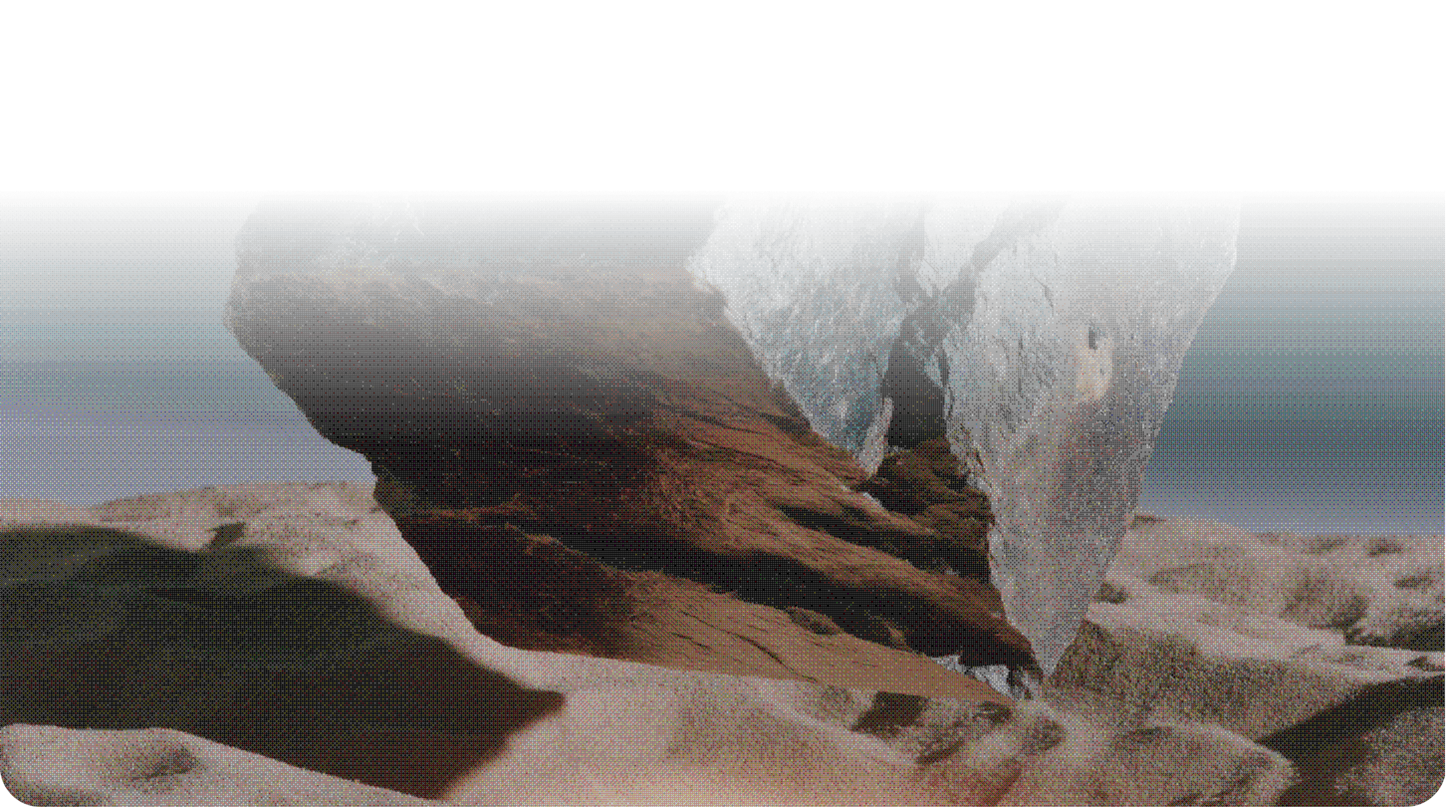 Coastal rock formation
