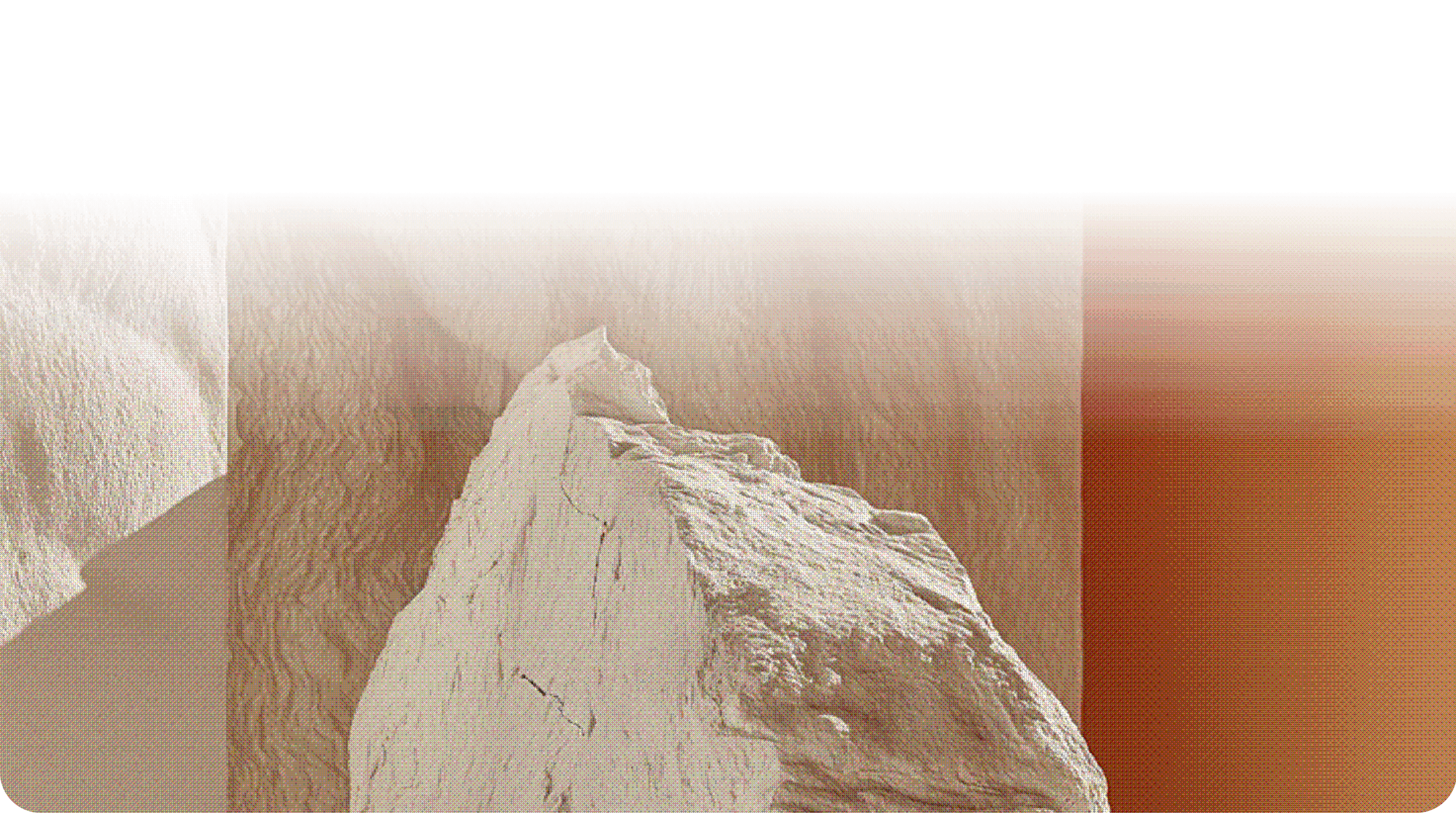 Sculpted rock formation